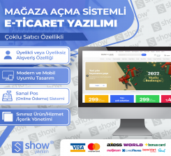 Zaytoz Mağaza Açma Sistemli E-Ticaret Yazılımı