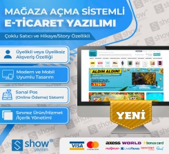 Rodosto Mağaza Açma Sistemli E-Ticaret Yazılımı