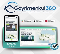 Gayrimenkul360 - Yeni Nesil ve Akıllı Emlak İlan Yazılımı